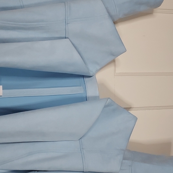 WHBM Faux Suede Drape Front Jacket - Picture 11 of 12